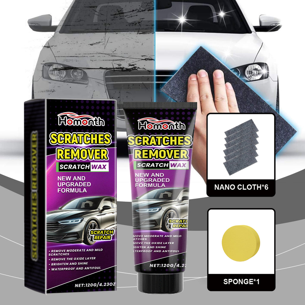 Homonth Car Scratch Repair Plaster Set Car Scratch Remover Car Headlights Car Paint Finish Care